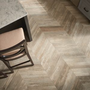 Glee chevron tile flooring | The Design House