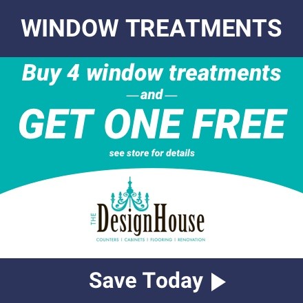 Update to buy 4 window treatments and get one free