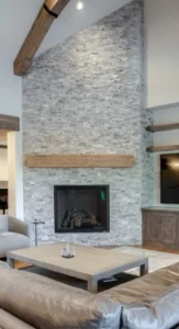 Fireplace tile wall | The Design House