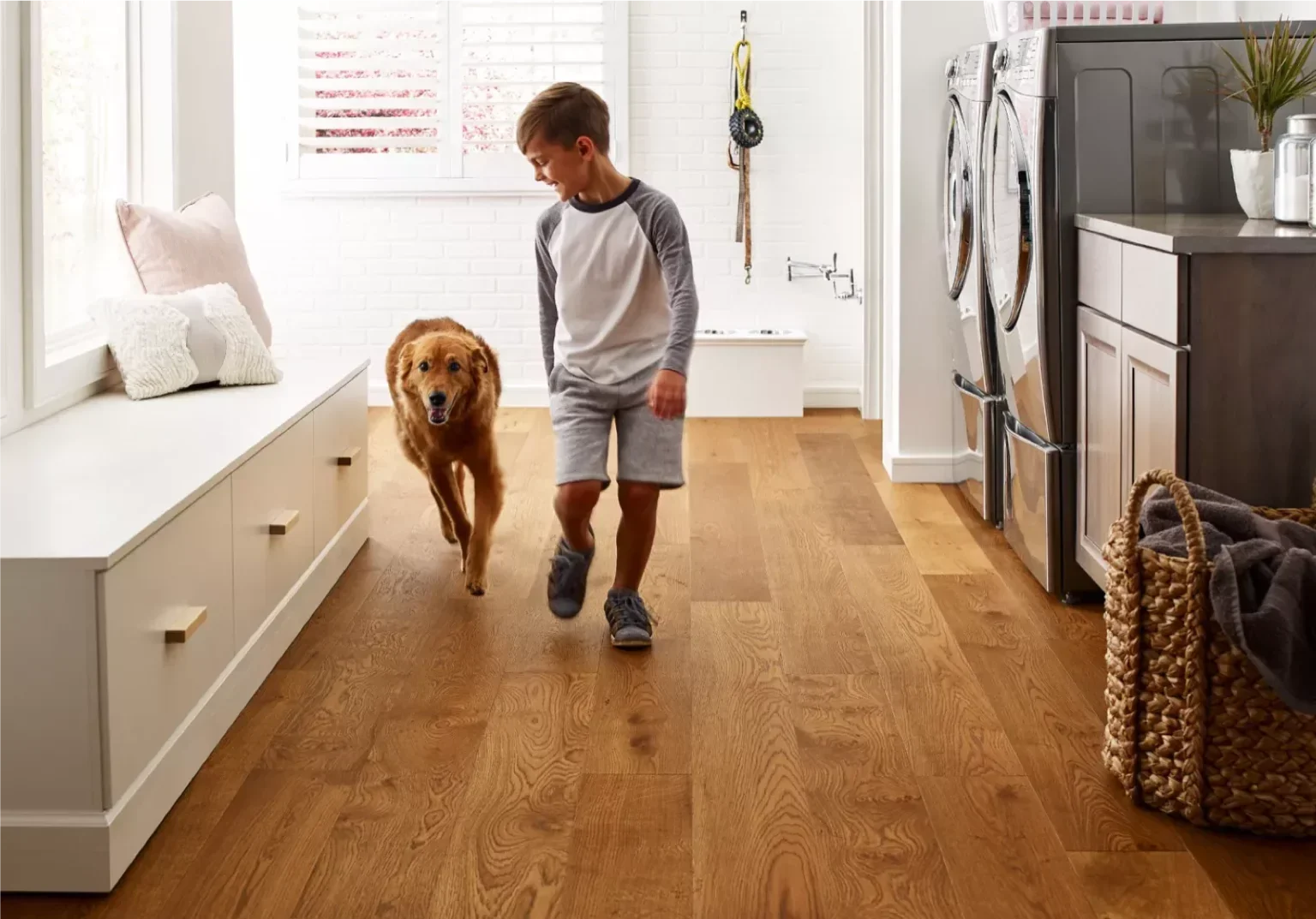 Quality hardwood flooring at The Design House