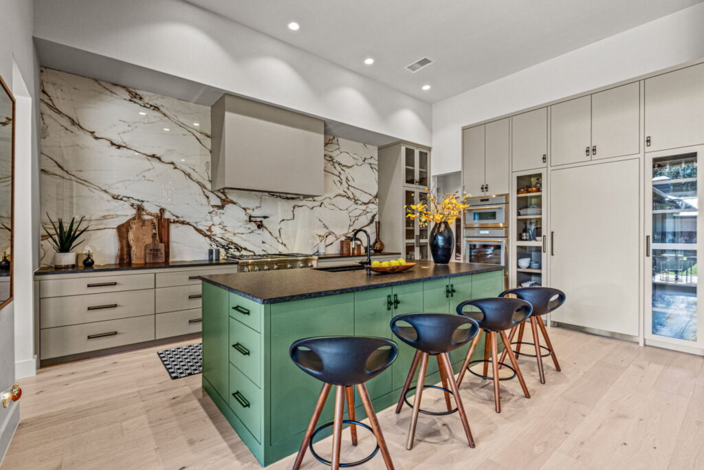 luxury kitchen porcelain slab backsplash argyle tx.jpg | The Design House