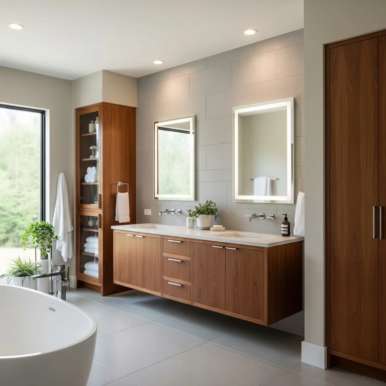 Custom bathroom vanities & storage
